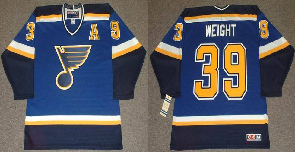 2019 Men St.Louis Blues #39 Weight blue CCM NHL jerseys